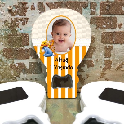 Balon Açacaklı Magnet 316 - Fotoğraflı Hediyelik Magnet