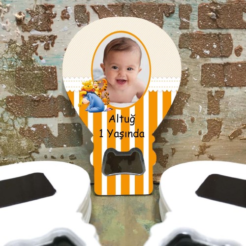 Balon Açacaklı Magnet 316 - Fotoğraflı Hediyelik Magnet - Yaren Davetiye