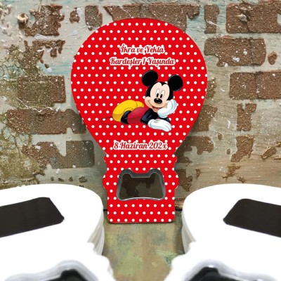 Balon Açacaklı Magnet 320 - Mickey Mouse Hediyelik Magnet