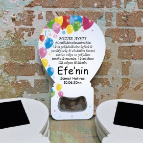Balon Açacaklı Magnet 334 - Nazar Duası Hediyelik Magnet