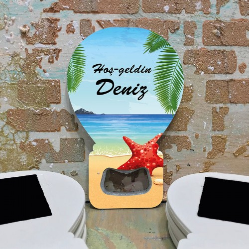 Balon Açacaklı Magnet 343 - Deniz Yıldızı Tasarım