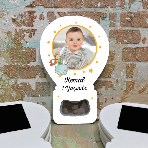 Balon Açacaklı Magnet 346 - Fotoğraflı Hediyelik Magnet - Yaren Davetiye