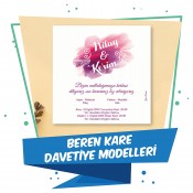 Beren Kare Davetiye Kataloğu