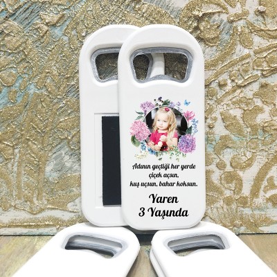 Dikdörtgen Açacaklı Magnet 1006 - Fotoğraflı Hediyelik Magnet