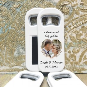 Dikdörtgen Açacaklı Magnet 01017 - Fotoğraflı Hediyelik Magnet