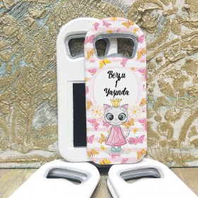 Dikdörtgen Açacaklı Magnet 1080 - Sevimli Kedi Hediyelik Magnet