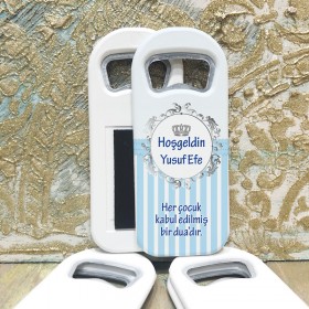 Dikdörtgen Açacaklı Magnet 1102 - Yenidoğan, Sünnet Hediyelik Magnet
