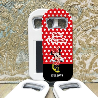Dikdörtgen Açacaklı Magnet 1135 - Minnie Mouse Hediyelik Magnet
