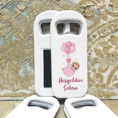 Dikdörtgen Açacaklı Magnet 1142 - Yenidoğan Hediyelik Magnet