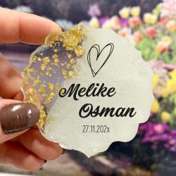 Epoksi Magnet 5004 - Hediyelik Kalpli Magnet