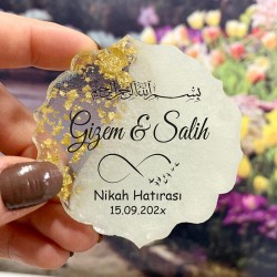 Epoksi Magnet 5006 - Hediyelik Sonsuzluk İşareti, Dualı Magnet