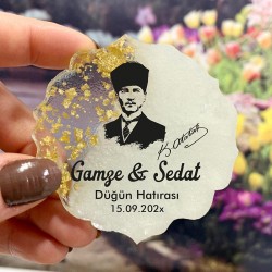Epoksi Magnet 5007 - Hediyelik Atatürklü Magnet