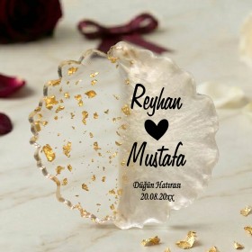 Epoksi Magnet 5016 - Söz Nişan, Düğün Hediyelik Magnet