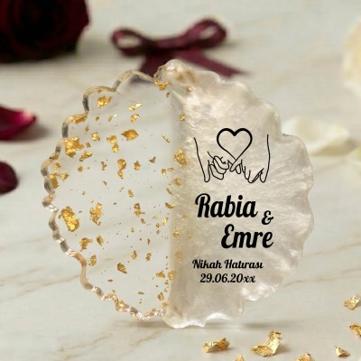 Epoksi Magnet 5033 - Söz Nişan, Düğün Hediyelik Magnet
