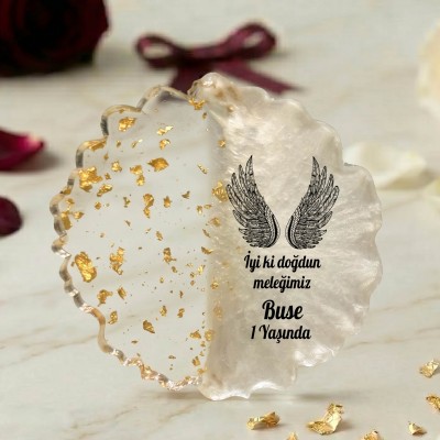 Epoksi Magnet 5035 - Hediyelik Melek Kanatlı Magnet