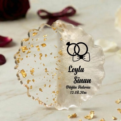 Epoksi Magnet 5036 - Söz Nişan, Düğün Hediyelik Magnet