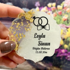 Epoksi Magnet 5036 - Söz Nişan, Düğün Hediyelik Magnet