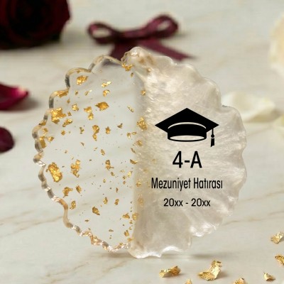 Epoksi Magnet 5037 - Mezuniyet Hatırası Hediyelik Magnet