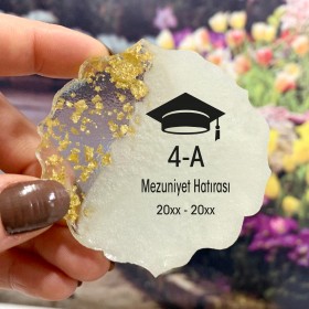 Epoksi Magnet 5037 - Mezuniyet Hatırası Hediyelik Magnet