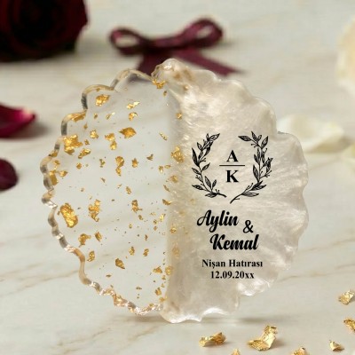 Epoksi Magnet 5039 - Söz Nişan, Düğün Hediyelik Magnet