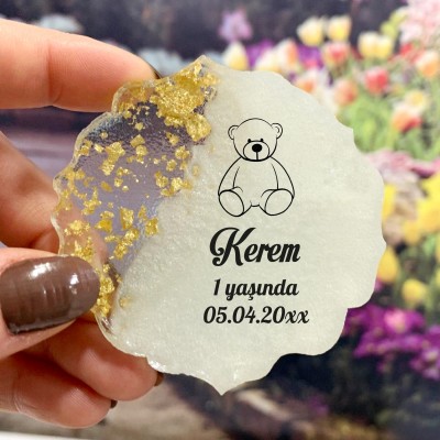 Epoksi Magnet 5043 - Hediyelik Sevimli Ayıcık Magnet