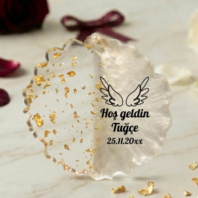 Epoksi Magnet 5044 - Hediyelik Melek Kanatlı Magnet