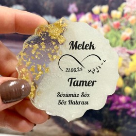 Epoksi Magnet 5049 - Hediyelik Sonsuzluk İşareti Magnet