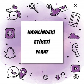 01- Kare Etiket Tasarla