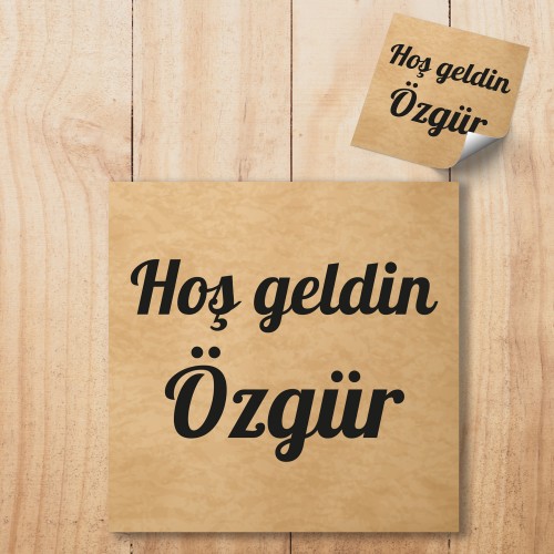 Hediyelik Etiket - Yaren Davetiye
