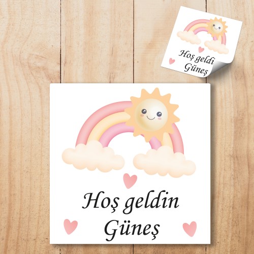 Hediyelik Etiket - Yaren Davetiye