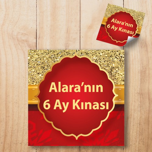 Hediyelik Etiket - Yaren Davetiye