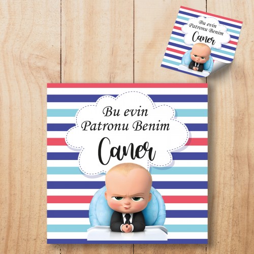 Madlen Çikolata Sargı Etiketi Hediyelik Etiket - Yaren Davetiye