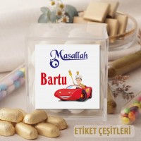 Madlen Çikolata Sargı Etiketi Çikolata Etiketi