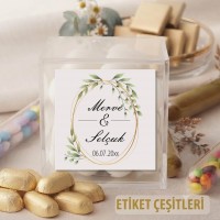 Madlen Çikolata Sargı Etiketi Çikolata Etiketi