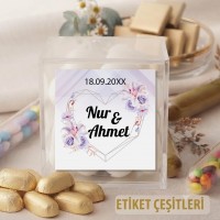 Madlen Çikolata Sargı Etiketi Çikolata Etiketi