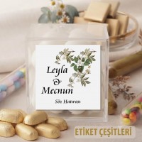 Madlen Çikolata Sargı Etiketi Çikolata Etiketi