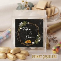 Madlen Çikolata Sargı Etiketi Çikolata Etiketi