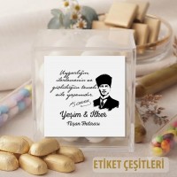 Madlen Çikolata Sargı Etiketi Çikolata Etiketi