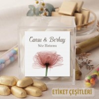 Madlen Çikolata Sargı Etiketi Çikolata Etiketi