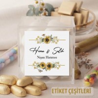 Madlen Çikolata Sargı Etiketi Çikolata Etiketi