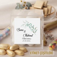 Madlen Çikolata Sargı Etiketi Çikolata Etiketi