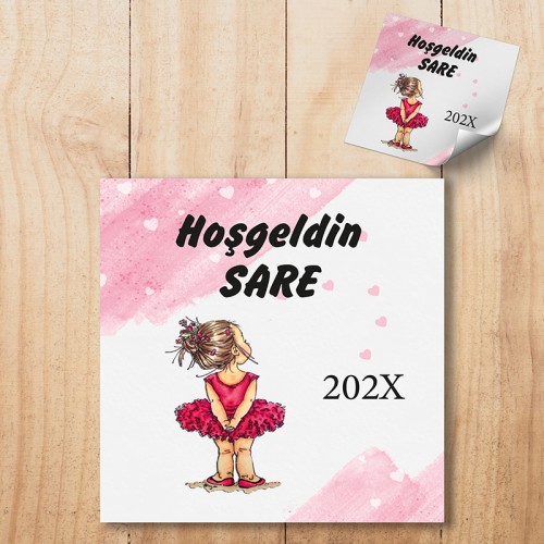 Hediyelik Etiket - Yaren Davetiye