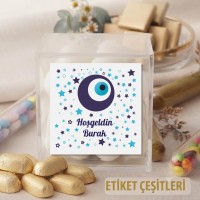 Madlen Çikolata Sargı Etiketi Çikolata Etiketi