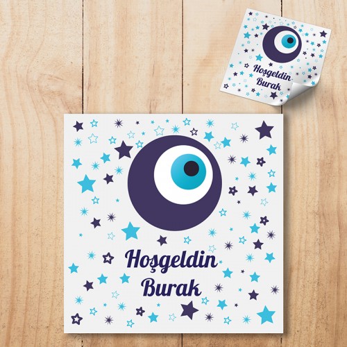 Madlen Çikolata Sargı Etiketi Hediyelik Etiket - Yaren Davetiye
