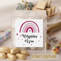 Madlen Çikolata Sargı Etiketi Çikolata Etiketi