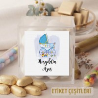 Madlen Çikolata Sargı Etiketi Çikolata Etiketi
