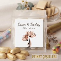 Madlen Çikolata Sargı Etiketi Çikolata Etiketi