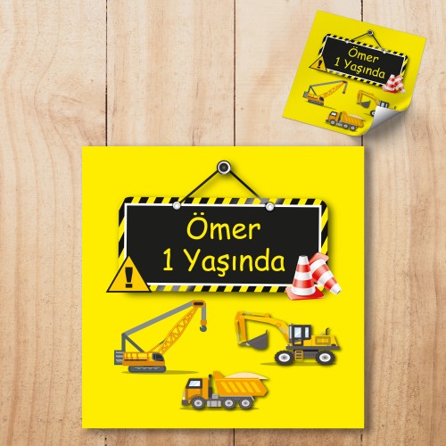 Madlen Çikolata Sargı Etiketi Hediyelik Etiket - Yaren Davetiye