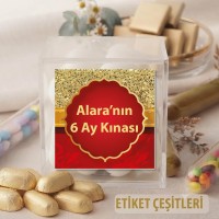 Madlen Çikolata Sargı Etiketi Çikolata Etiketi
