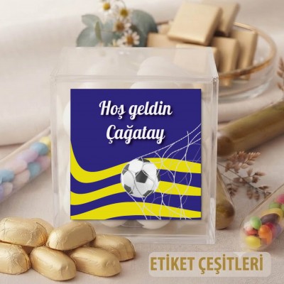 Kare Etiket 120 - Taraftar Fenerbahçe Temalı Sticker